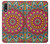 W3694 Hippie Art Pattern Hülle Schutzhülle Taschen und Leder Flip für Sony Xperia L5