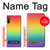 W3698 LGBT Gradient Pride Flag Hülle Schutzhülle Taschen und Leder Flip für Sony Xperia L5