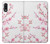W3707 Pink Cherry Blossom Spring Flower Hülle Schutzhülle Taschen und Leder Flip für Sony Xperia L5