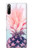 W3711 Pink Pineapple Hülle Schutzhülle Taschen und Leder Flip für Sony Xperia L5