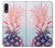 W3711 Pink Pineapple Hülle Schutzhülle Taschen und Leder Flip für Sony Xperia L5