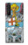 W3743 Tarot Card The Judgement Hülle Schutzhülle Taschen und Leder Flip für Sony Xperia 1 III