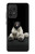 W0878 Black Bear Hülle Schutzhülle Taschen und Leder Flip für Samsung Galaxy A52, Galaxy A52 5G