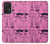 W2885 Paris Pink Hülle Schutzhülle Taschen und Leder Flip für Samsung Galaxy A52, Galaxy A52 5G