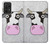 W3257 Cow Cartoon Hülle Schutzhülle Taschen und Leder Flip für Samsung Galaxy A52, Galaxy A52 5G