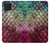 W3539 Mermaid Fish Scale Hülle Schutzhülle Taschen und Leder Flip für Samsung Galaxy F62