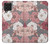 W3716 Rose Floral Pattern Hülle Schutzhülle Taschen und Leder Flip für Samsung Galaxy F62