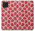 W3719 Strawberry Pattern Hülle Schutzhülle Taschen und Leder Flip für Samsung Galaxy F62