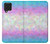 W3747 Trans Flag Polygon Hülle Schutzhülle Taschen und Leder Flip für Samsung Galaxy F62