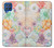 W3705 Pastel Floral Flower Hülle Schutzhülle Taschen und Leder Flip für Samsung Galaxy M62