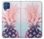 W3711 Pink Pineapple Hülle Schutzhülle Taschen und Leder Flip für Samsung Galaxy M62