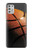 W0980 Basketball Sport Hülle Schutzhülle Taschen und Leder Flip für Motorola Moto G Stylus (2021)