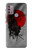 W3517 Japan Flag Samurai Hülle Schutzhülle Taschen und Leder Flip für Motorola Moto G30, G20, G10