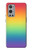 W3698 LGBT Gradient Pride Flag Hülle Schutzhülle Taschen und Leder Flip für OnePlus 9 Pro