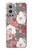 W3716 Rose Floral Pattern Hülle Schutzhülle Taschen und Leder Flip für OnePlus 9 Pro