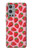 W3719 Strawberry Pattern Hülle Schutzhülle Taschen und Leder Flip für OnePlus 9 Pro