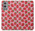 W3719 Strawberry Pattern Hülle Schutzhülle Taschen und Leder Flip für OnePlus 9 Pro