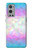W3747 Trans Flag Polygon Hülle Schutzhülle Taschen und Leder Flip für OnePlus 9 Pro