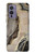 W3700 Marble Gold Graphic Printed Hülle Schutzhülle Taschen und Leder Flip für OnePlus 9