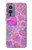 W3710 Pink Love Heart Hülle Schutzhülle Taschen und Leder Flip für OnePlus 9