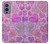 W3710 Pink Love Heart Hülle Schutzhülle Taschen und Leder Flip für OnePlus 9