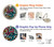 W3712 Pop Art Pattern Hülle Schutzhülle Taschen und Leder Flip für OnePlus 9