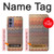W3752 Zigzag Fabric Pattern Graphic Printed Hülle Schutzhülle Taschen und Leder Flip für OnePlus 9