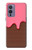 W3754 Strawberry Ice Cream Cone Hülle Schutzhülle Taschen und Leder Flip für OnePlus 9