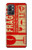 W3552 Vintage Fragile Label Art Hülle Schutzhülle Taschen und Leder Flip für OnePlus 9R