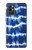 W3671 Blue Tie Dye Hülle Schutzhülle Taschen und Leder Flip für OnePlus 9R