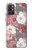 W3716 Rose Floral Pattern Hülle Schutzhülle Taschen und Leder Flip für OnePlus 9R