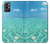 W3720 Summer Ocean Beach Hülle Schutzhülle Taschen und Leder Flip für OnePlus 9R
