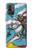 W3731 Tarot Card Knight of Swords Hülle Schutzhülle Taschen und Leder Flip für OnePlus 9R