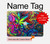 W3255 Colorful Art Pattern Hülle Schutzhülle Taschen für MacBook Pro 15″ - A1707, A1990