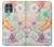 W3705 Pastel Floral Flower Hülle Schutzhülle Taschen und Leder Flip für Motorola Edge S