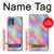W3706 Pastel Rainbow Galaxy Pink Sky Hülle Schutzhülle Taschen und Leder Flip für Motorola Edge S