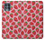 W3719 Strawberry Pattern Hülle Schutzhülle Taschen und Leder Flip für Motorola Edge S