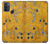 W3528 Bullet Rusting Yellow Metal Hülle Schutzhülle Taschen und Leder Flip für Motorola Moto G50