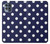 W3533 Blue Polka Dot Hülle Schutzhülle Taschen und Leder Flip für Motorola Moto G100