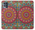 W3694 Hippie Art Pattern Hülle Schutzhülle Taschen und Leder Flip für Motorola Moto G100