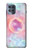 W3709 Pink Galaxy Hülle Schutzhülle Taschen und Leder Flip für Motorola Moto G100