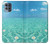 W3720 Summer Ocean Beach Hülle Schutzhülle Taschen und Leder Flip für Motorola Moto G100