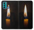 W3530 Buddha Candle Burning Hülle Schutzhülle Taschen und Leder Flip für Motorola Moto G60, G40 Fusion