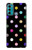 W3532 Colorful Polka Dot Hülle Schutzhülle Taschen und Leder Flip für Motorola Moto G60, G40 Fusion