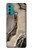 W3700 Marble Gold Graphic Printed Hülle Schutzhülle Taschen und Leder Flip für Motorola Moto G60, G40 Fusion