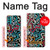 W3712 Pop Art Pattern Hülle Schutzhülle Taschen und Leder Flip für Motorola Moto G60, G40 Fusion