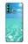 W3720 Summer Ocean Beach Hülle Schutzhülle Taschen und Leder Flip für Motorola Moto G60, G40 Fusion