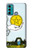 W3722 Tarot Card Ace of Pentacles Coins Hülle Schutzhülle Taschen und Leder Flip für Motorola Moto G60, G40 Fusion