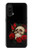 W3753 Dark Gothic Goth Skull Roses Hülle Schutzhülle Taschen und Leder Flip für OnePlus Nord CE 5G