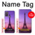 W3447 Eiffel Paris Sunset Hülle Schutzhülle Taschen und Leder Flip für Motorola Moto G10 Power